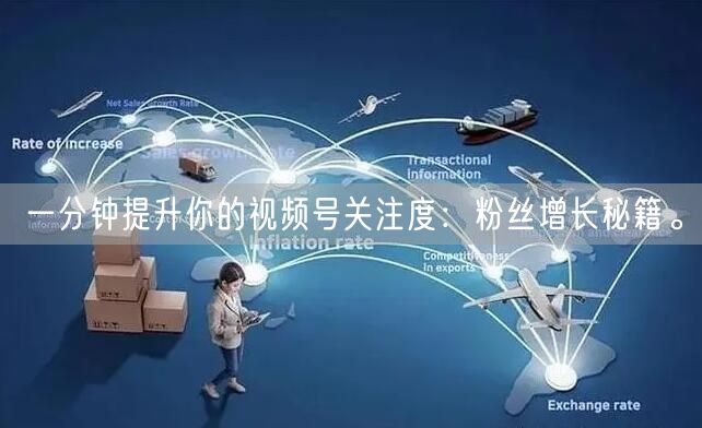 一分钟提升你的视频号关注度：粉丝增长秘籍。
