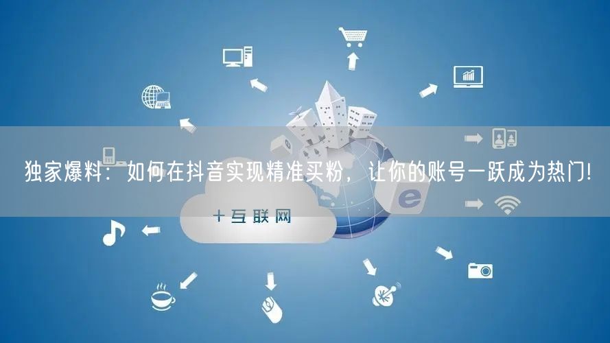 独家爆料：如何在抖音实现精准买粉，让你的账号一跃成为热门!