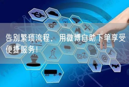 告别繁琐流程，用微博自助下单享受便捷服务！