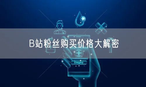 B站粉丝购买价格大解密