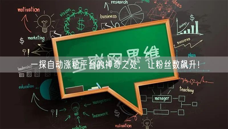 一探自动涨粉平台的神奇之处，让粉丝数飙升！