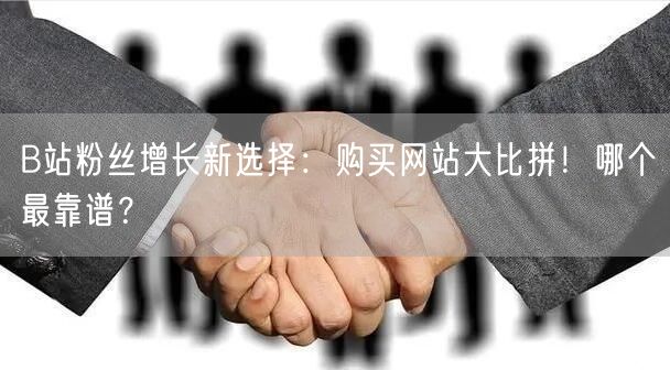 B站粉丝增长新选择：购买网站大比拼！哪个最靠谱？
