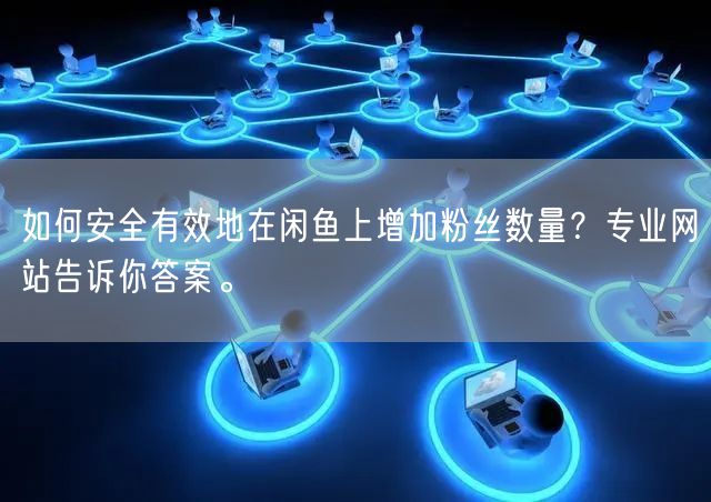 如何安全有效地在闲鱼上增加粉丝数量？专业网站告诉你答案。