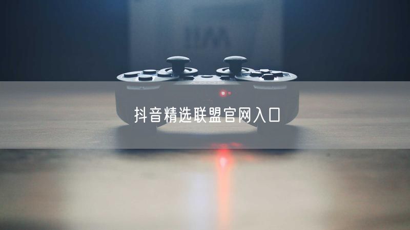 抖音精选联盟官网入口