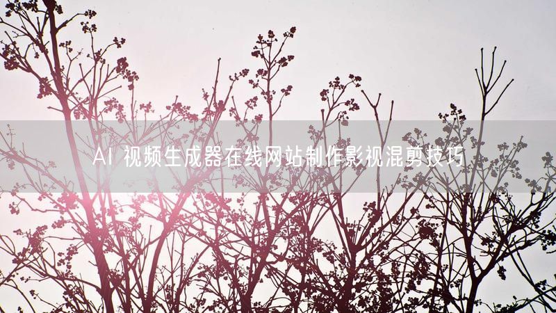 AI 视频生成器在线网站制作影视混剪技巧