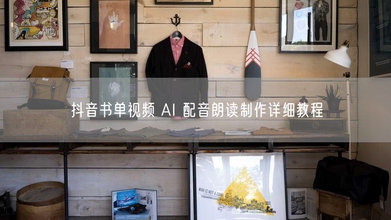抖音书单视频 AI 配音朗读制作详细教程